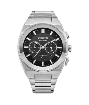 Citizen Men's Axiom Black Dial Watch Amélioration de cerveau avec