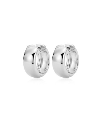 Casablanca 16MM Sterling Silver Huggie Hoop Earrings de pas cher