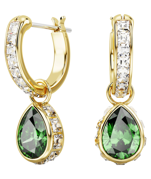 Swarovski Stilla Crystal Drop Hoop Earrings la chaussure