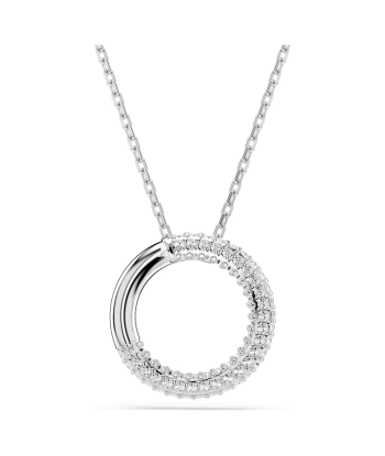 Swarovski Dextera Silver Crystal Necklace & Chain de pas cher