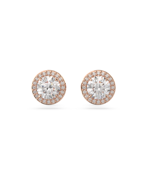 Swarovski Constella Rose Plated Crystal Stud Earrings de l' environnement