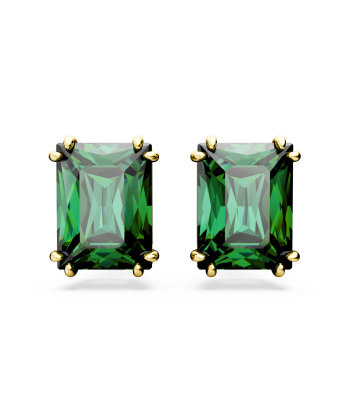 Swarovski Matrix Green Stud Earrings la colonne vertébrale