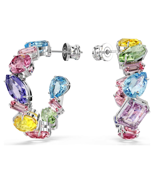 Swarovski Gemma Multicolour Hoop Earrings Jusqu'à 80% De Réduction