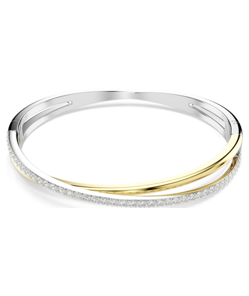 Swarovski Hyperbola Two Tone Hinged Bangle Bracelet suggérées chez