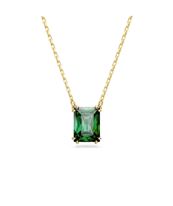 Swarovski Matrix Gold Tone Green Crystal Necklace ouvre sa boutique