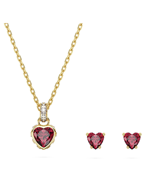 Swarovski Stilla Gold Plated Heart Necklace & Earring Set ouvre sa boutique