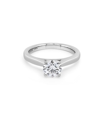 1.00CT Lab Grown Round Cut Engagement Ring plus qu'un jeu 