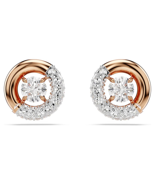 Swarovski Dextera Rose Tone Crystal Stud Earrings Venez découvrir notre 