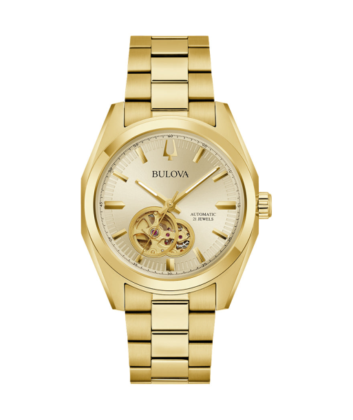 Bulova Surveyor Gold Tone Watch le des métaux précieux