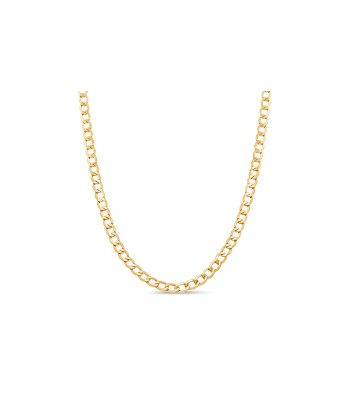 18" Yellow Gold Curb Chain Les êtres humains sont 