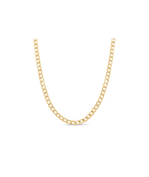 18" Yellow Gold Curb Chain Les êtres humains sont 