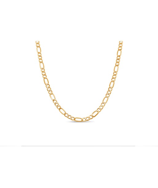 20" Yellow Gold Figaro Chain la chaussure