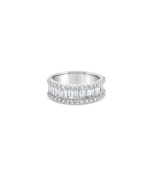 14kt White Gold Baguette White Gold Wedding Band Venez découvrir notre 