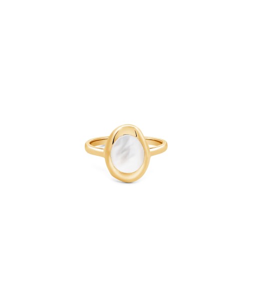 Gold Plated Mother Of Pearl Ring de la marque