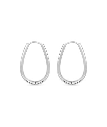 Silver Long Hoop Earrings shop