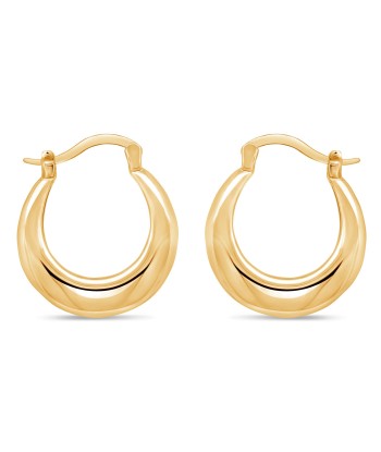 Gold Plated Latch Hoop Earrings du meilleur 