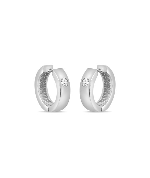 Casablanca Single CZ Hoop Earrings l'achat 