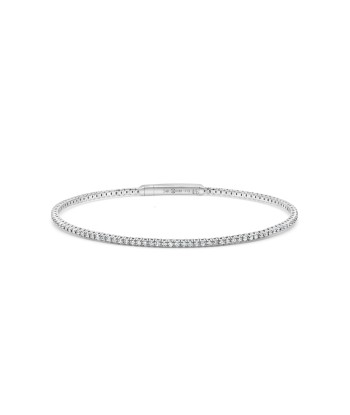 14kt White Gold Diamond Bangle hantent personnes