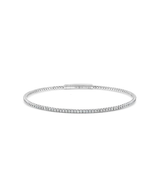 14kt White Gold Diamond Bangle hantent personnes