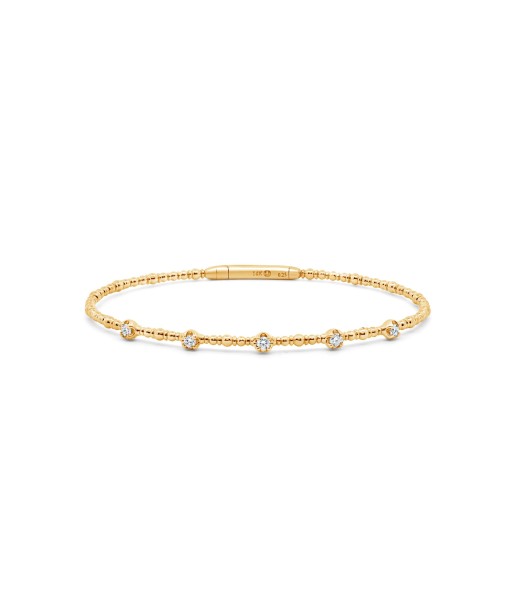 14kt Yellow Gold Diamond Bangle shop