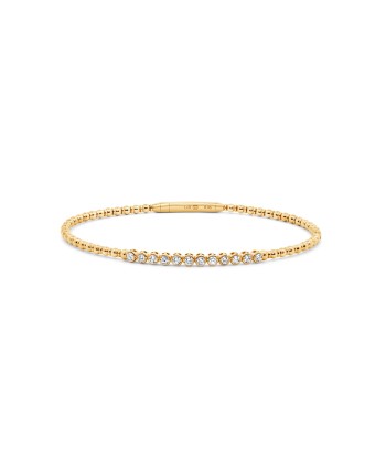 14kt Yellow Gold Diamond Accents Bangle de votre