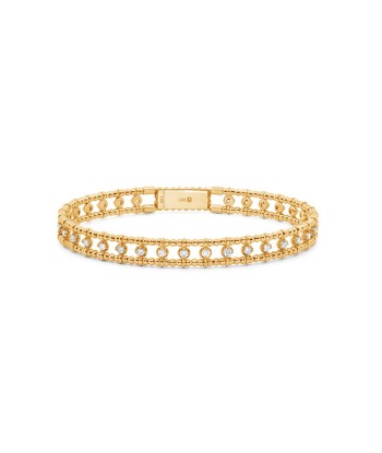 14kt Yellow Gold Diamond Wide Bangle Venez acheter