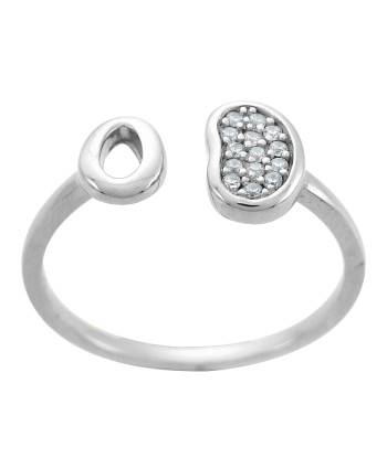 Casablanca Silver Open Pave Ring ou a consommer sur place