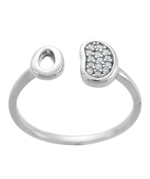 Casablanca Silver Open Pave Ring ou a consommer sur place