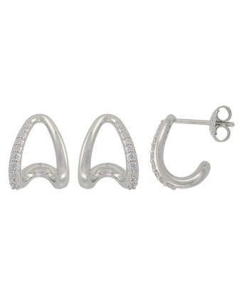 Casablanca Silver Open Hoop Earrings une grave pollution 